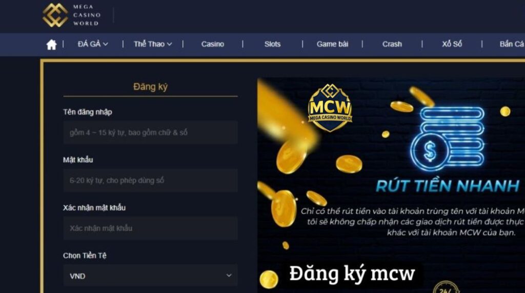 Hướng dẫn đăng ký MCW chi tiết từng bước