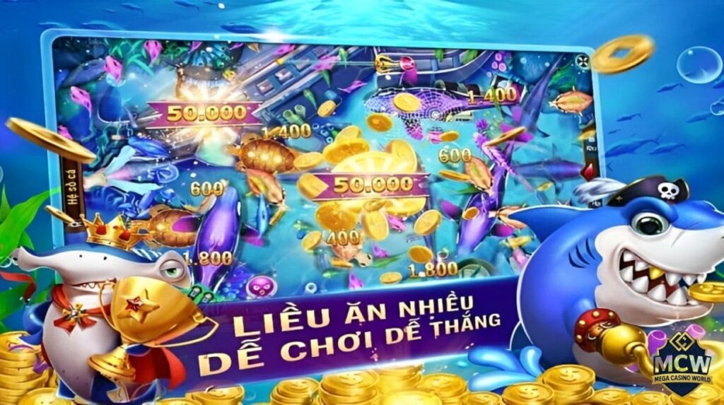 Các dòng game bắn cá MCW phổ biến