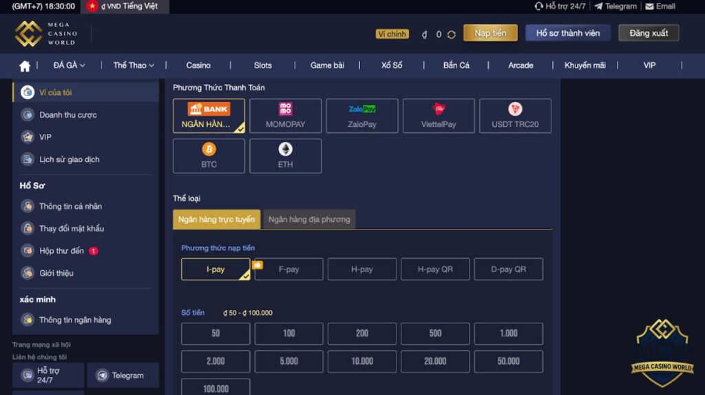 Cách nạp tiền MCW an toàn và hiệu quả